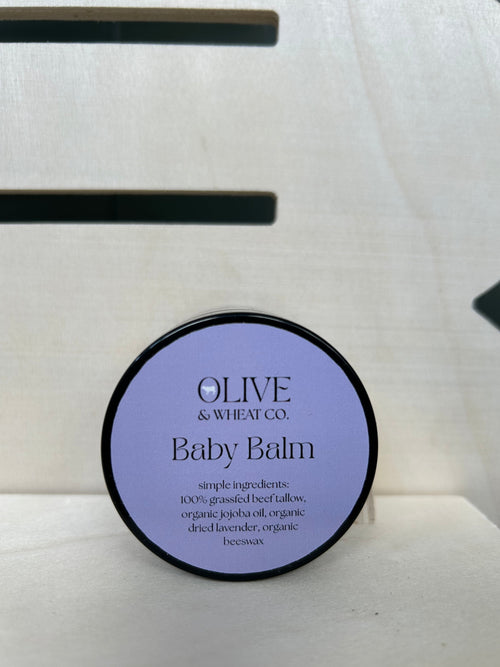 Tallow Baby Balm – 100% Grassfed & Organic Lavender